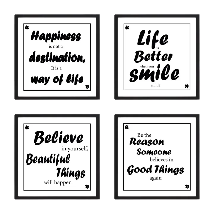 Happiness and Life (4 pcs set)