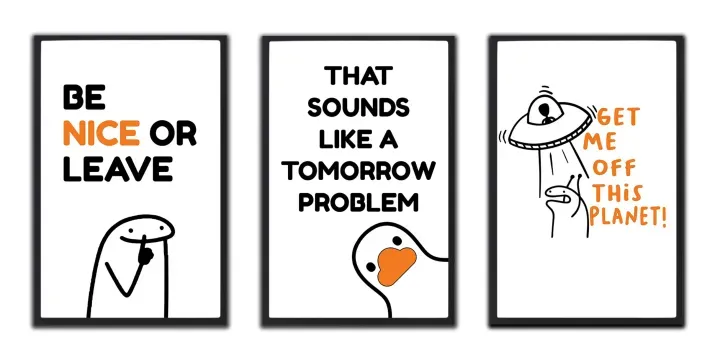 Funny Meme (3 pcs set)