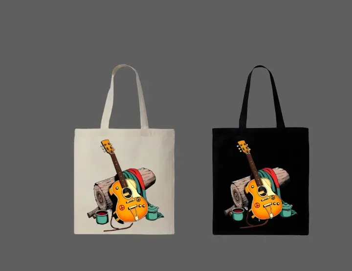 Acoustic Guitar & Campfire