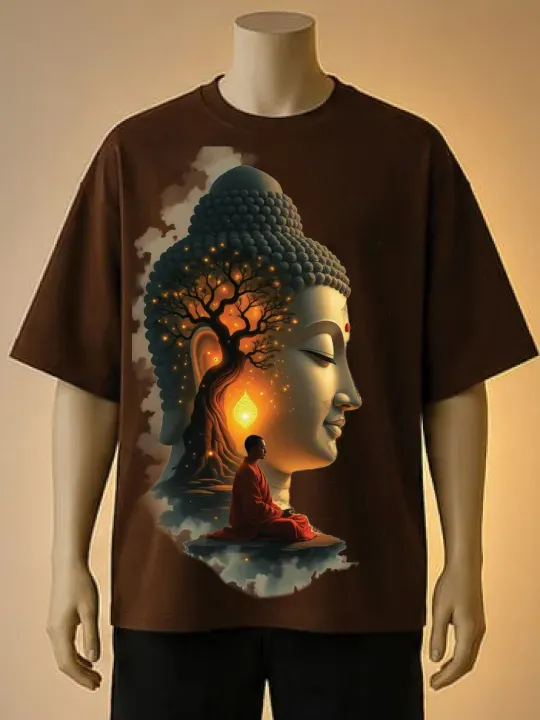 Lord Buddha Meditating under Tree