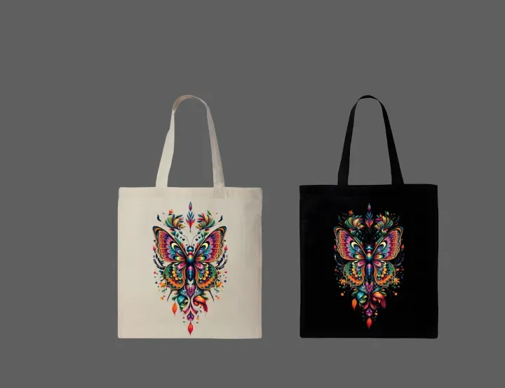 Colorful Bohemian Mandala Butterfly